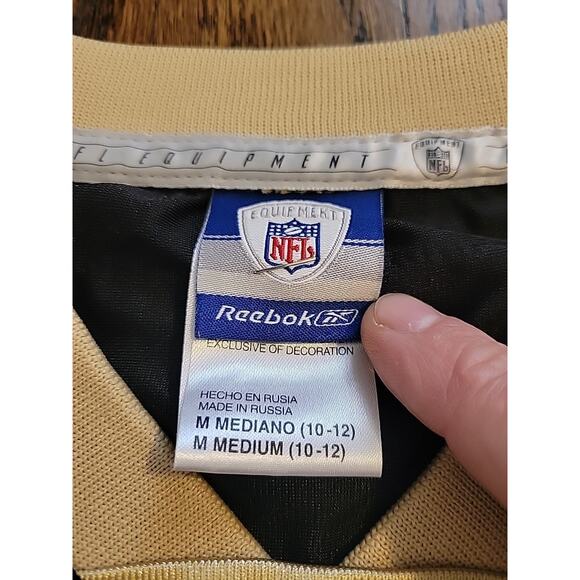 Reebok Deuce Mcallister New Orleans Saints Jersey Youth Medium 10-12 Football - Picture 6 of 9